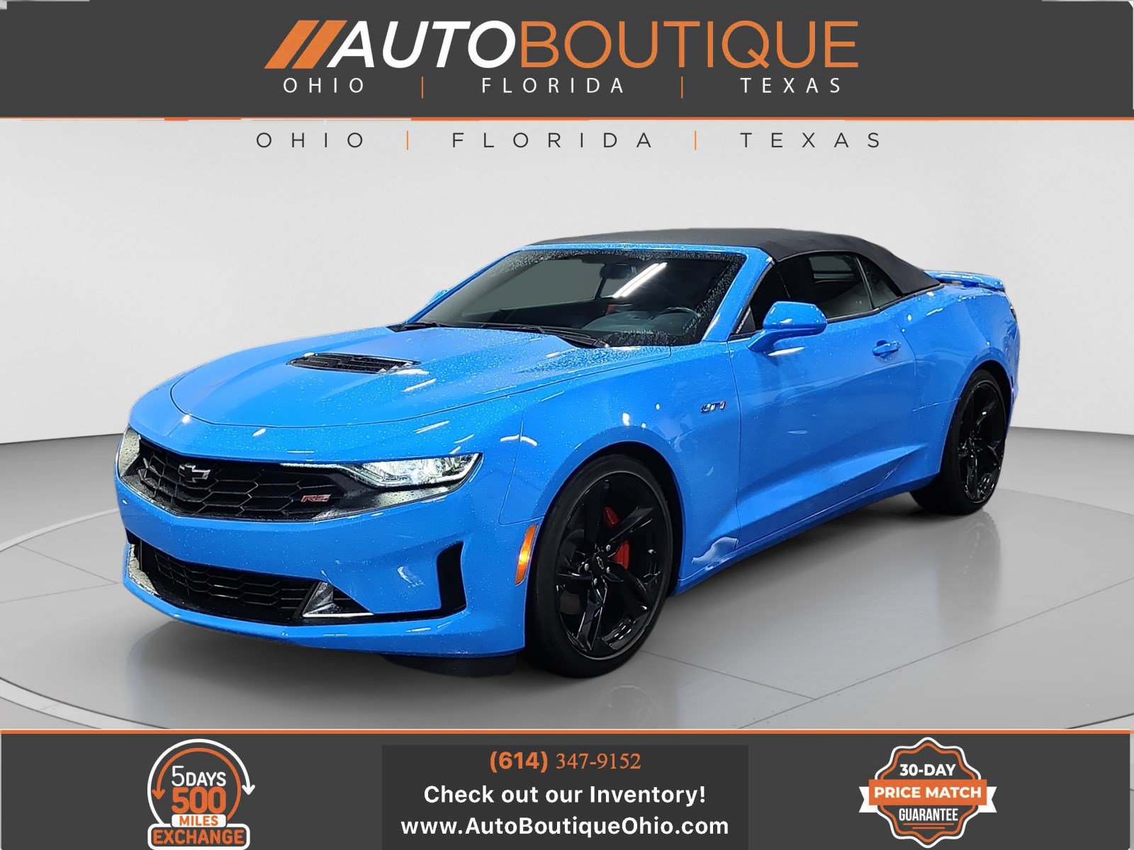 Used 2023 Chevrolet Camaro LT w/ RS Package RWD image 1