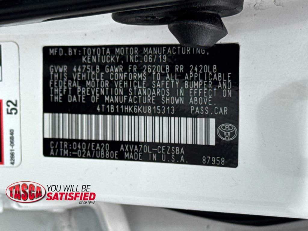 Used 2019 Toyota Camry SE FWD image 46