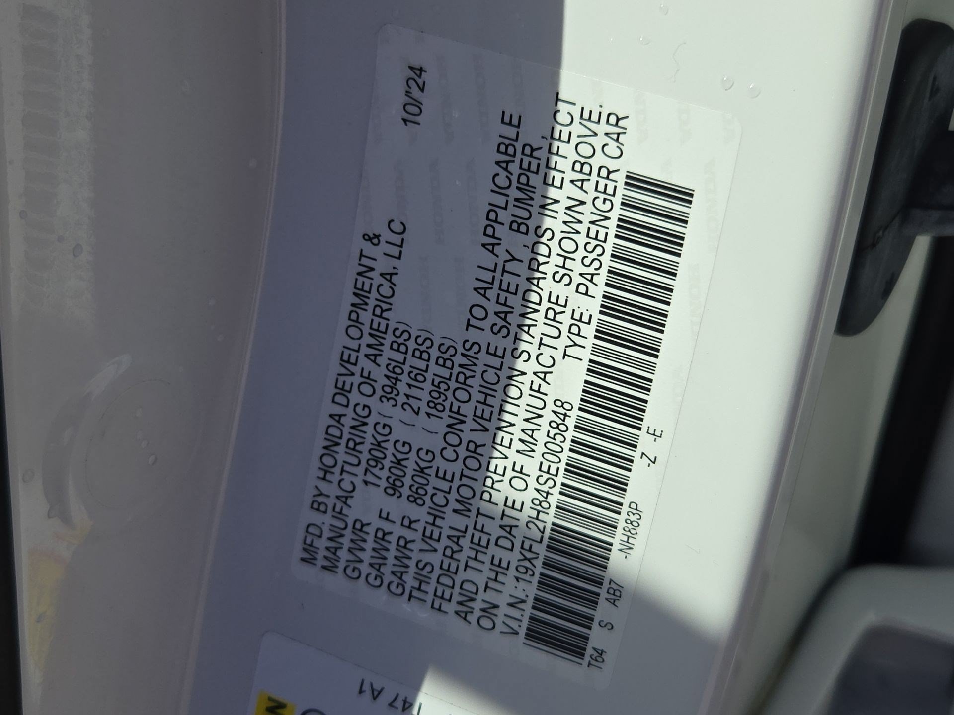 Certified 2025 Honda Civic Sport image 33