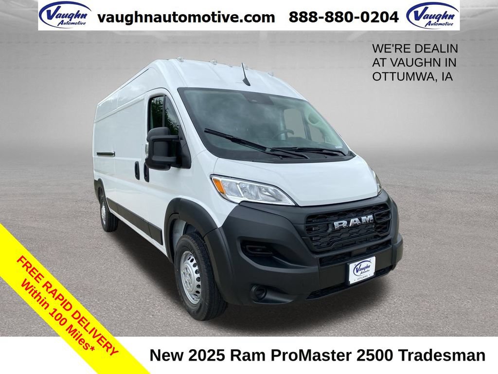 New 2025 RAM ProMaster 2500 w/ Power Group FWD 360° Tour