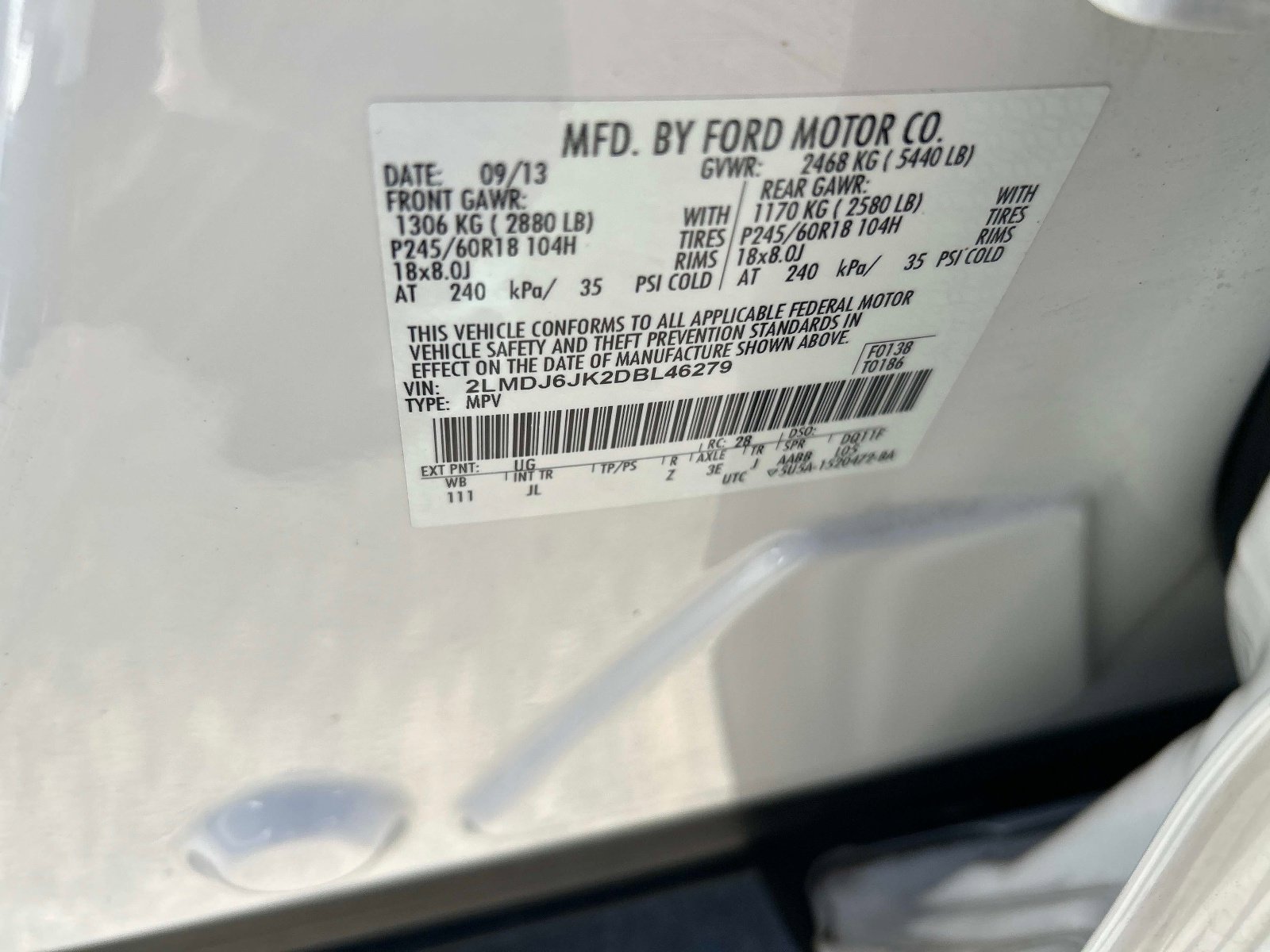 Used 2013 Lincoln MKX FWD image 22