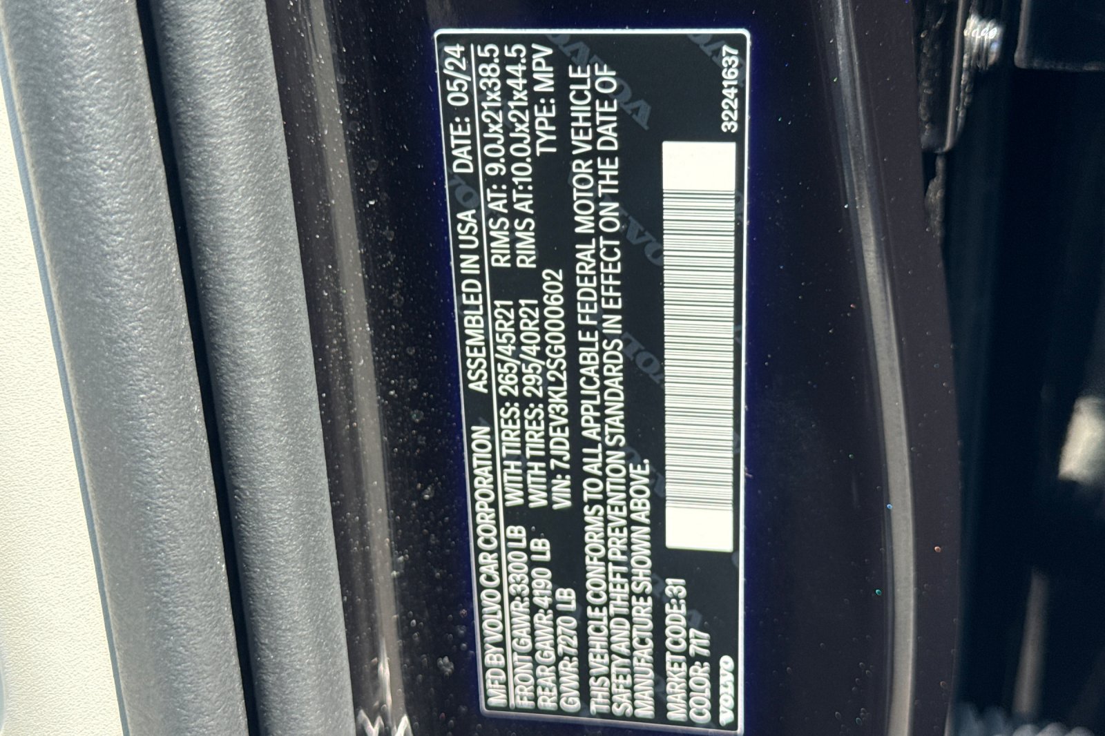 Certified 2025 Volvo EX90 Ultra AWD/4WD image 37