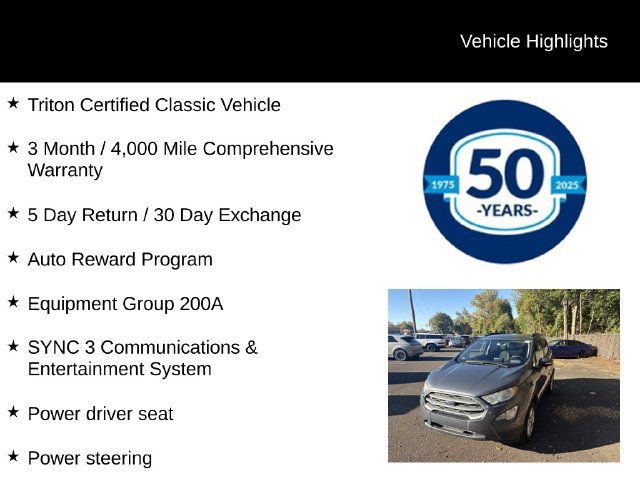 Used 2018 Ford EcoSport SE FWD image 5