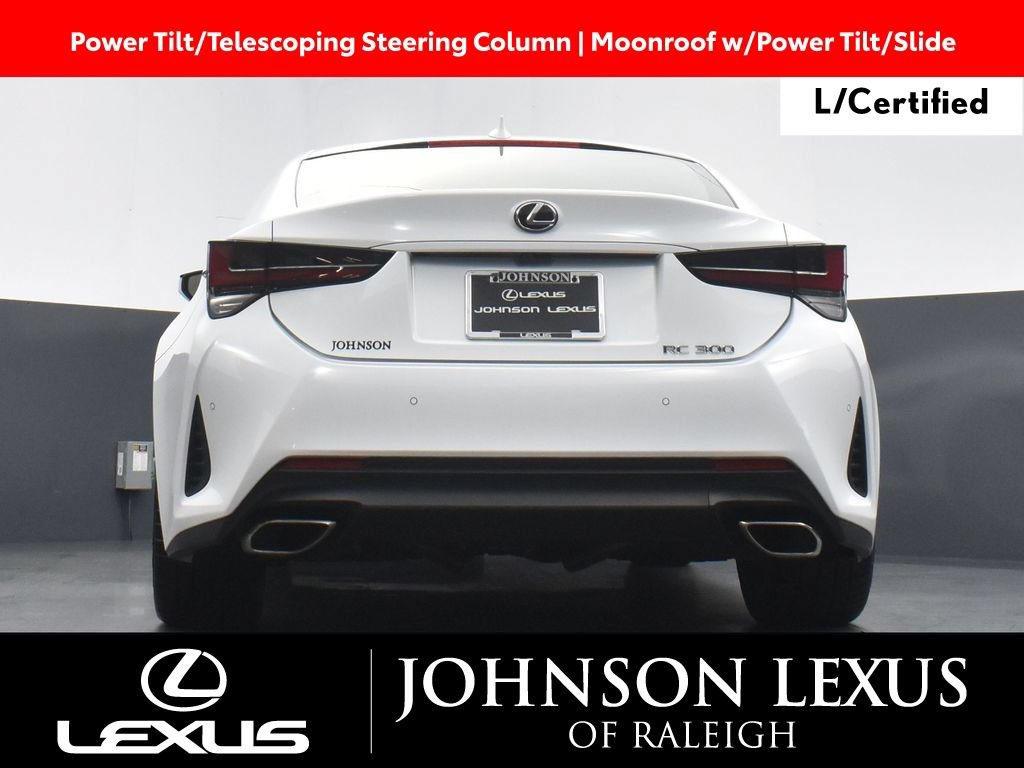 Certified 2022 Lexus RC 300 F Sport w/ Accessory Package RWD image 3