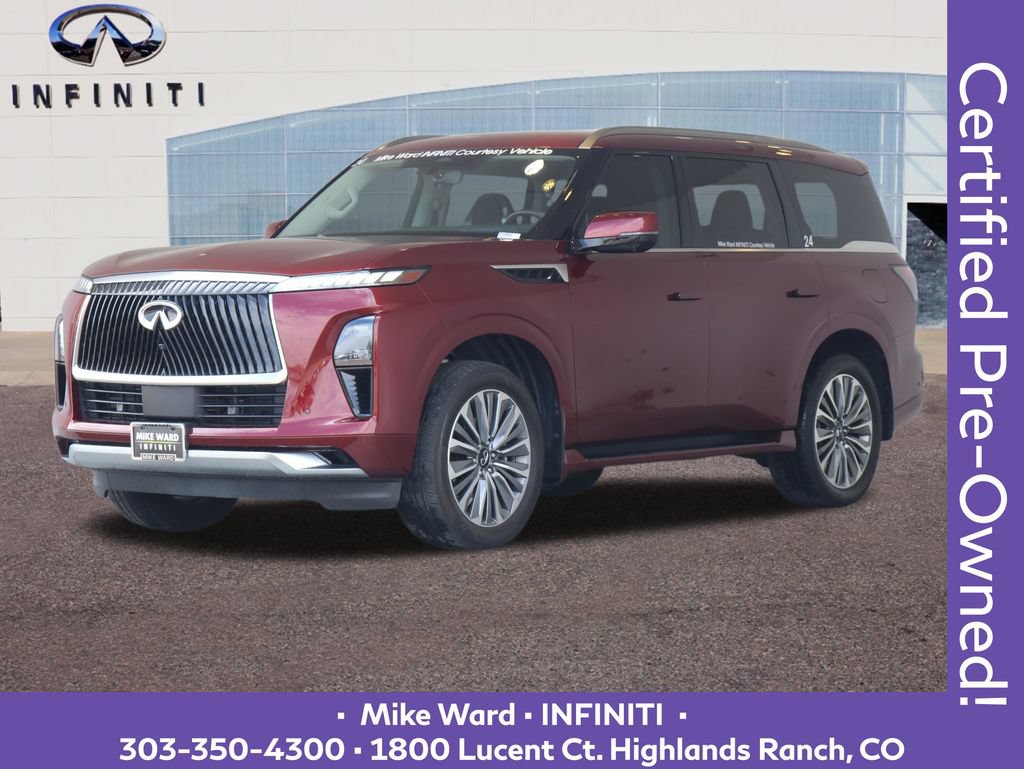 Certified 2025 INFINITI QX80 Sensory w/ Premium Cargo Package