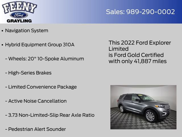 Used 2022 Ford Explorer Limited AWD/4WD image 9