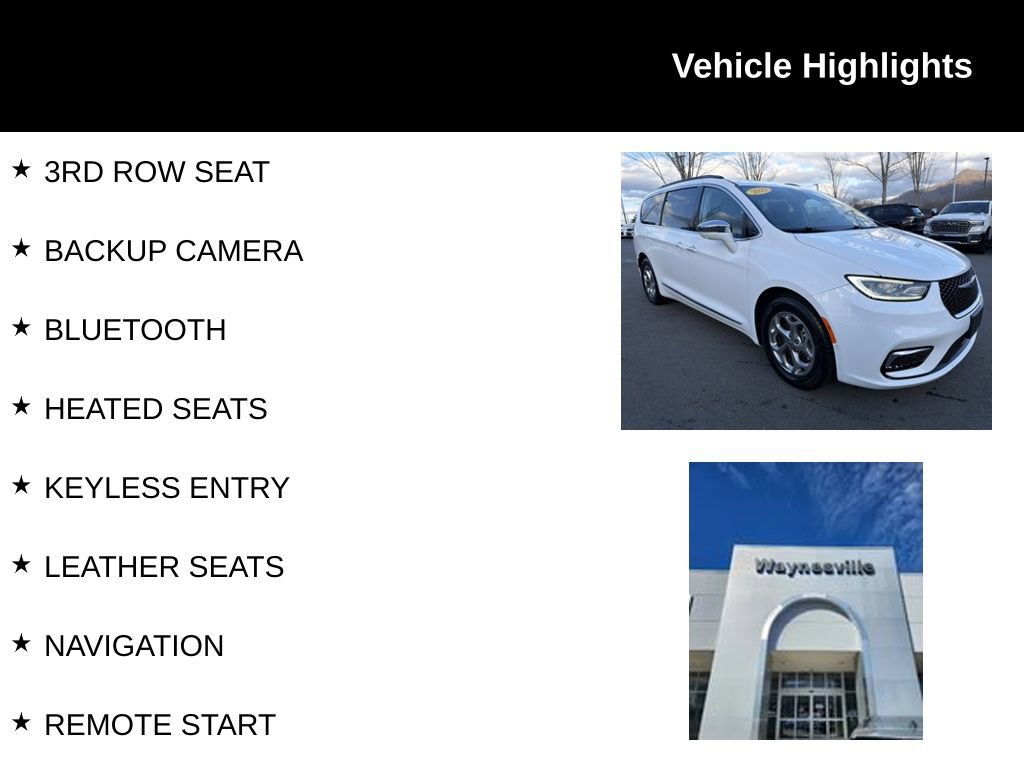 Used 2022 Chrysler Pacifica Limited image 2