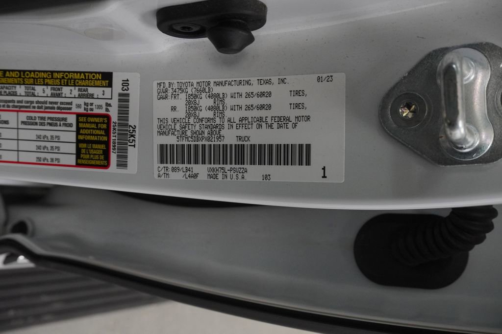 Used 2023 Toyota Tundra 1794 Edition w/ Advanced Package AWD/4WD image 57