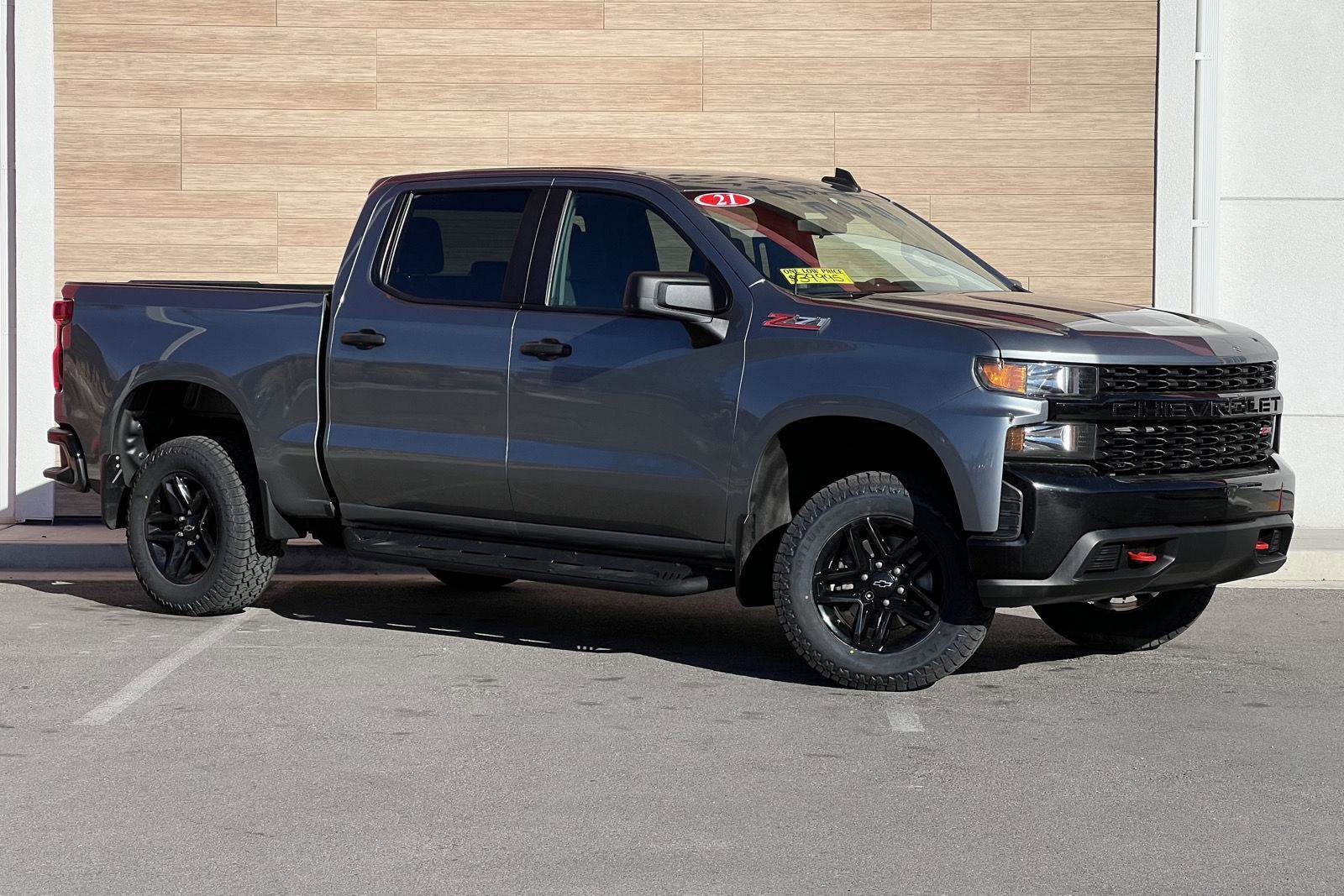 Used 2021 Chevrolet Silverado 1500 Custom Trail Boss w/ LPO, Dark Essentials Package