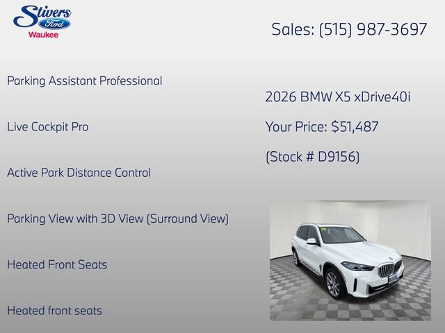 Used 2026 BMW X5 xDrive40i AWD/4WD image 22