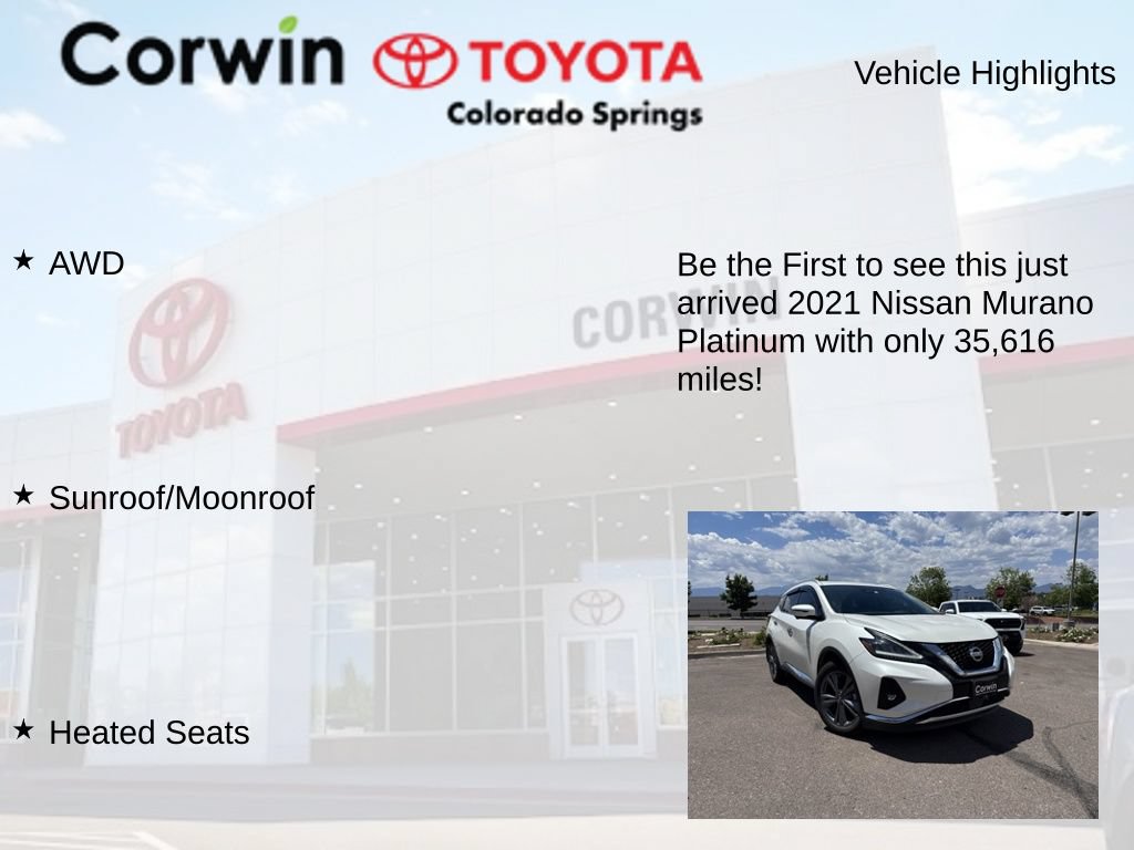 Used 2021 Nissan Murano Platinum w/ Cargo Package AWD/4WD image 4