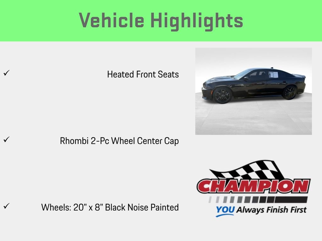 Used 2023 Dodge Charger R/T w/ Blacktop Package RWD image 24