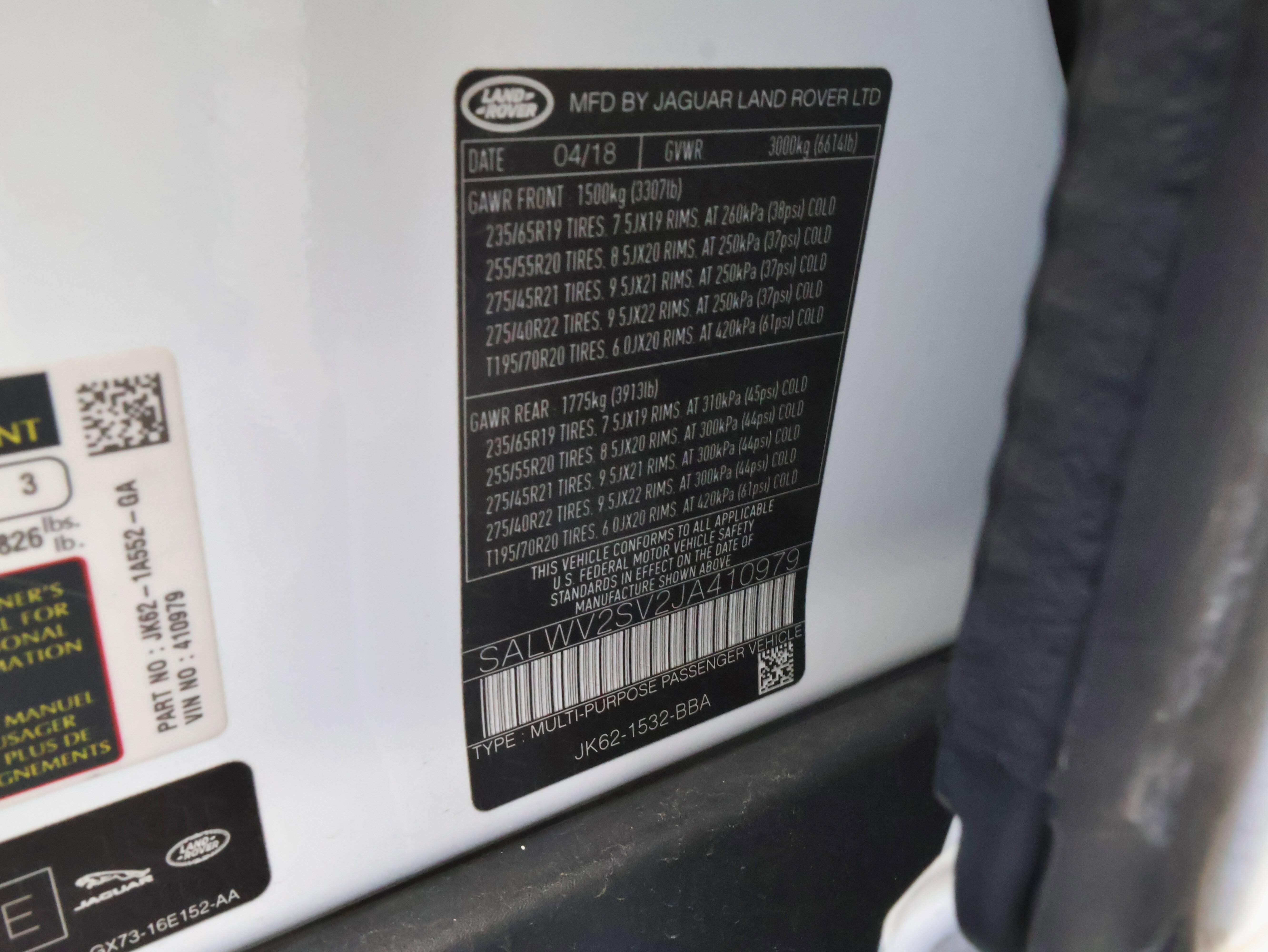 Used 2018 Land Rover Range Rover Sport HSE Dynamic image 51