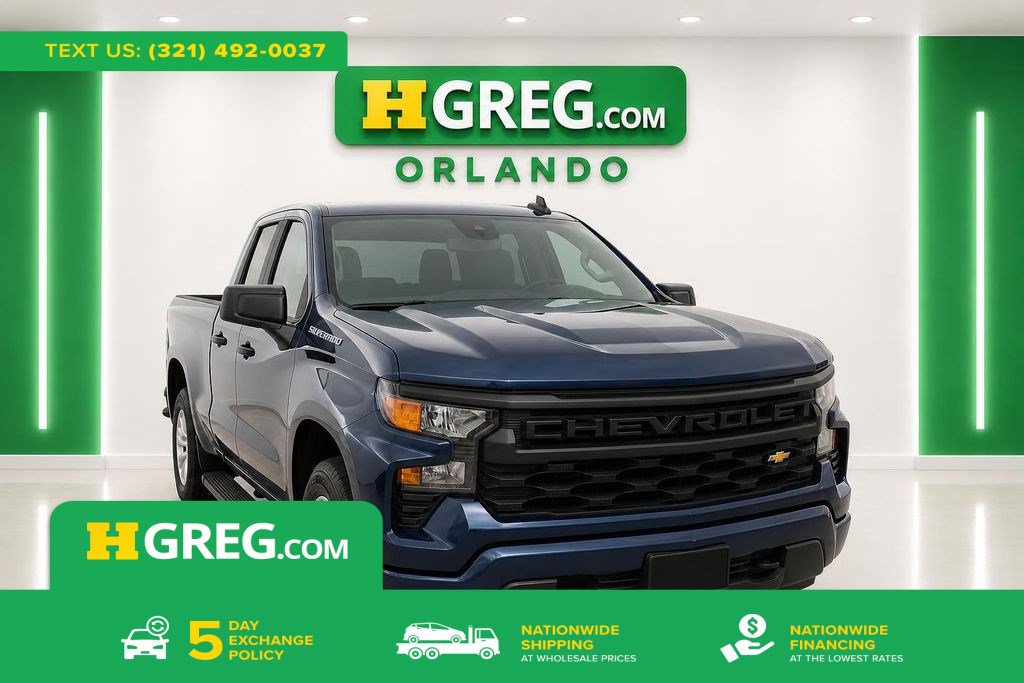 Used 2022 Chevrolet Silverado 1500 Custom RWD image 1