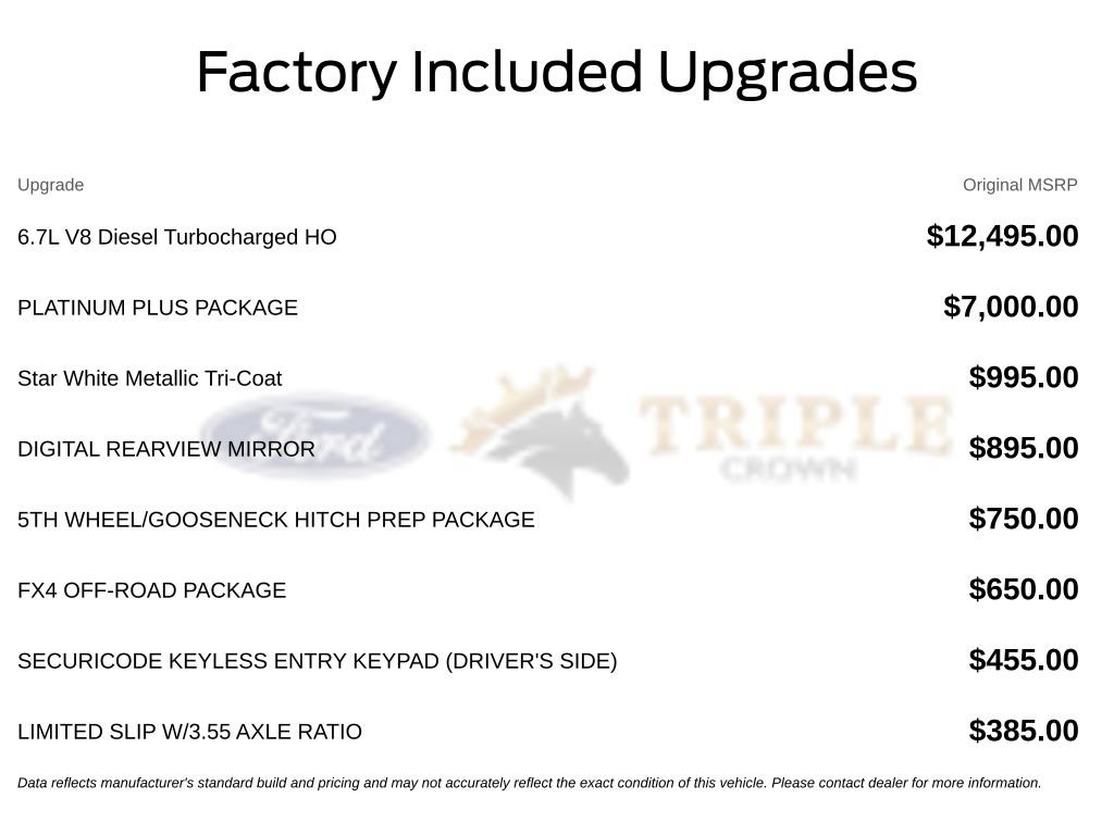 New 2027 Ford F350 Platinum w/ Platinum Plus Package AWD/4WD image 11
