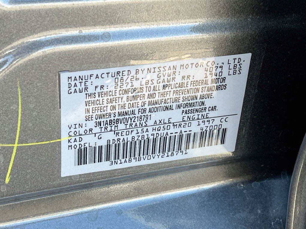 New 2027 Nissan Sentra S FWD image 29