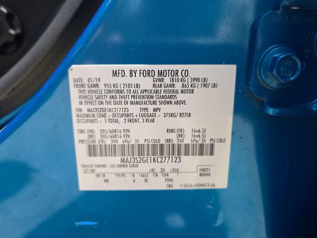 Used 2019 Ford EcoSport SE w/ SE Convenience Package FWD image 31