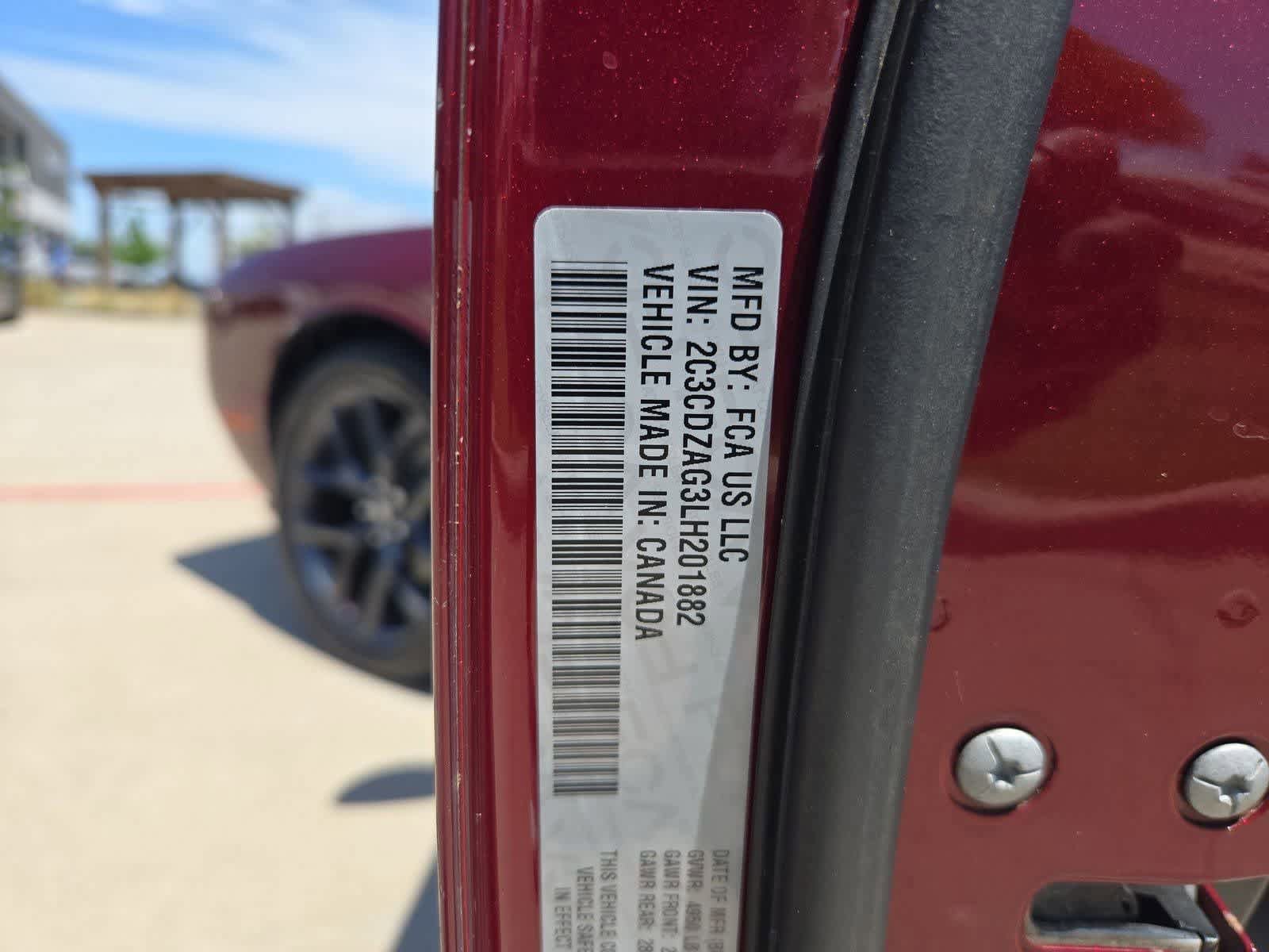Used 2020 Dodge Challenger SXT w/ Blacktop Package RWD image 29