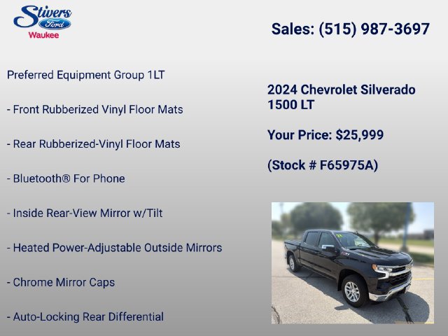 Used 2024 Chevrolet Silverado 1500 LT w/ Z71 Off-Road Package AWD/4WD image 16
