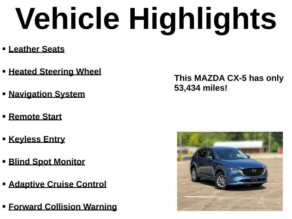 Used 2024 MAZDA CX-5 AWD 2.5 S w/ Select Package image 36