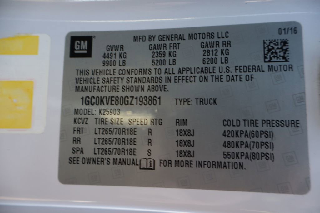 Used 2016 Chevrolet Silverado 2500 LT w/ LT Convenience Package AWD/4WD image 26