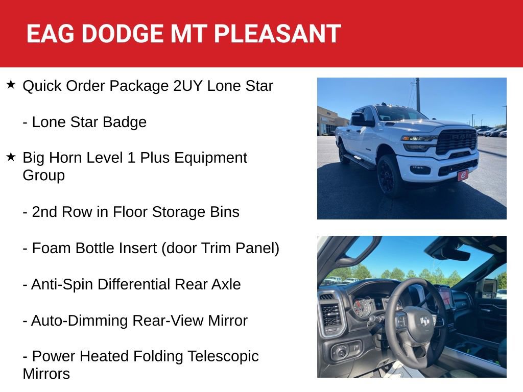 New 2026 RAM 2500 Lone Star AWD/4WD image 8