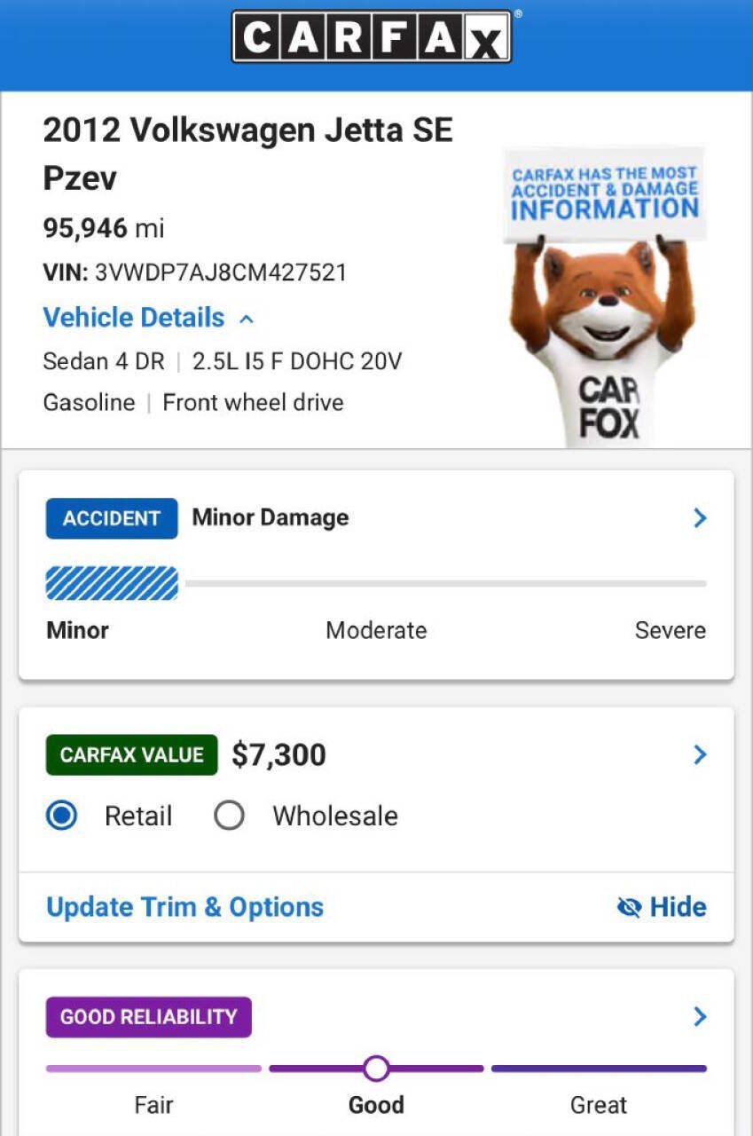 Used 2012 Volkswagen Jetta SE FWD image 15
