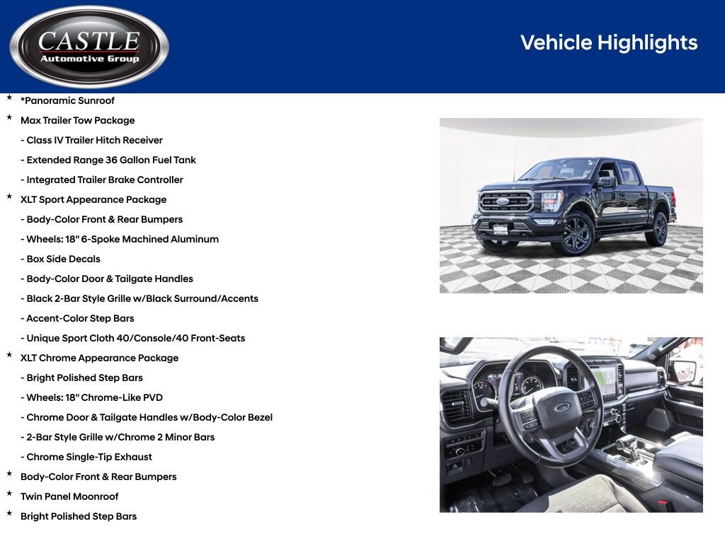 Used 2023 Ford F150 XLT w/ Equipment Group 302A High image 4