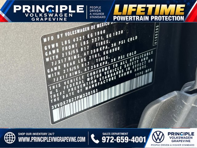 Used 2023 Volkswagen Taos S w/ Driver Assistance Package FWD image 26