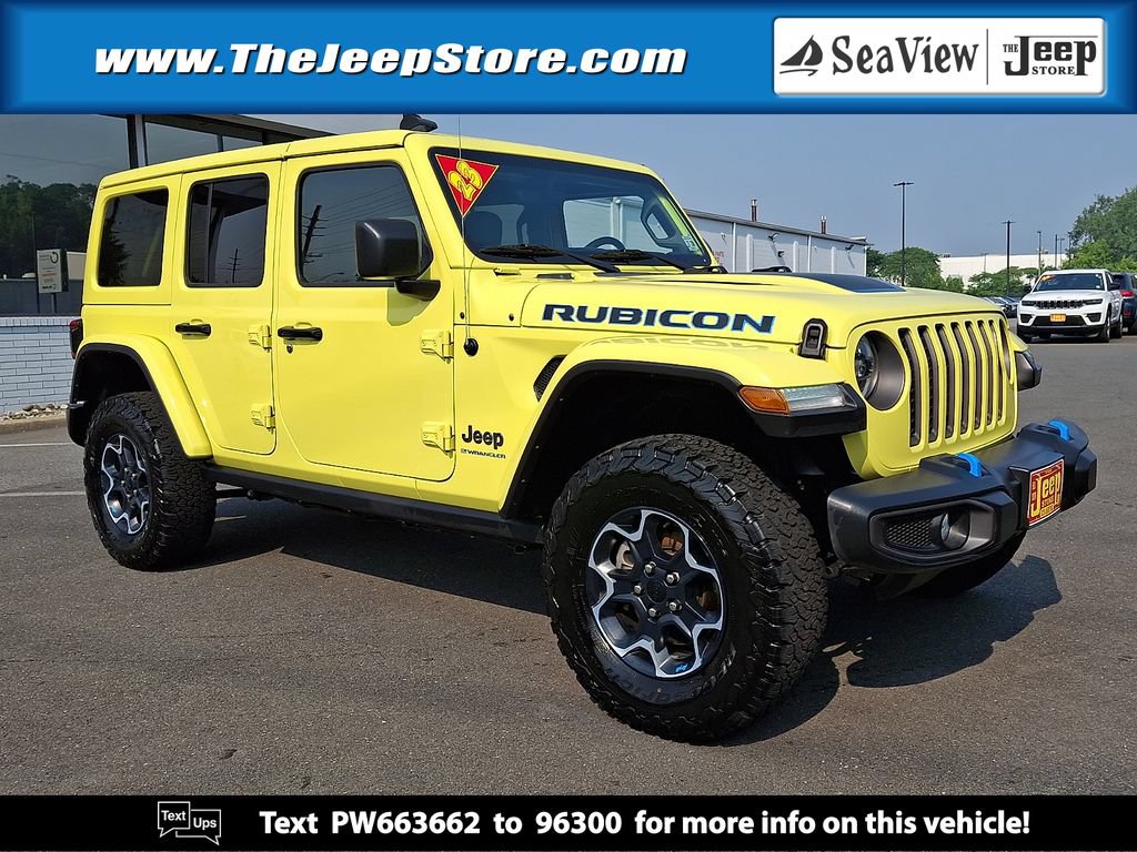 Certified 2023 Jeep Wrangler Unlimited Rubicon 4xe w/ Cold Weather Group