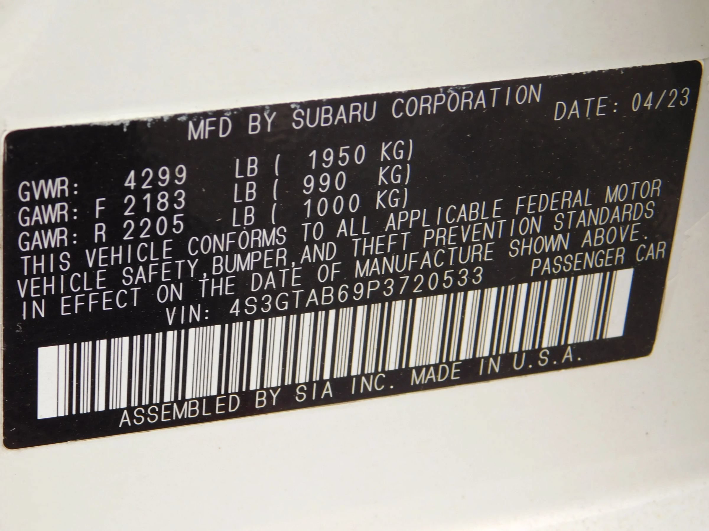 Used 2023 Subaru Impreza 2.0i AWD/4WD image 22