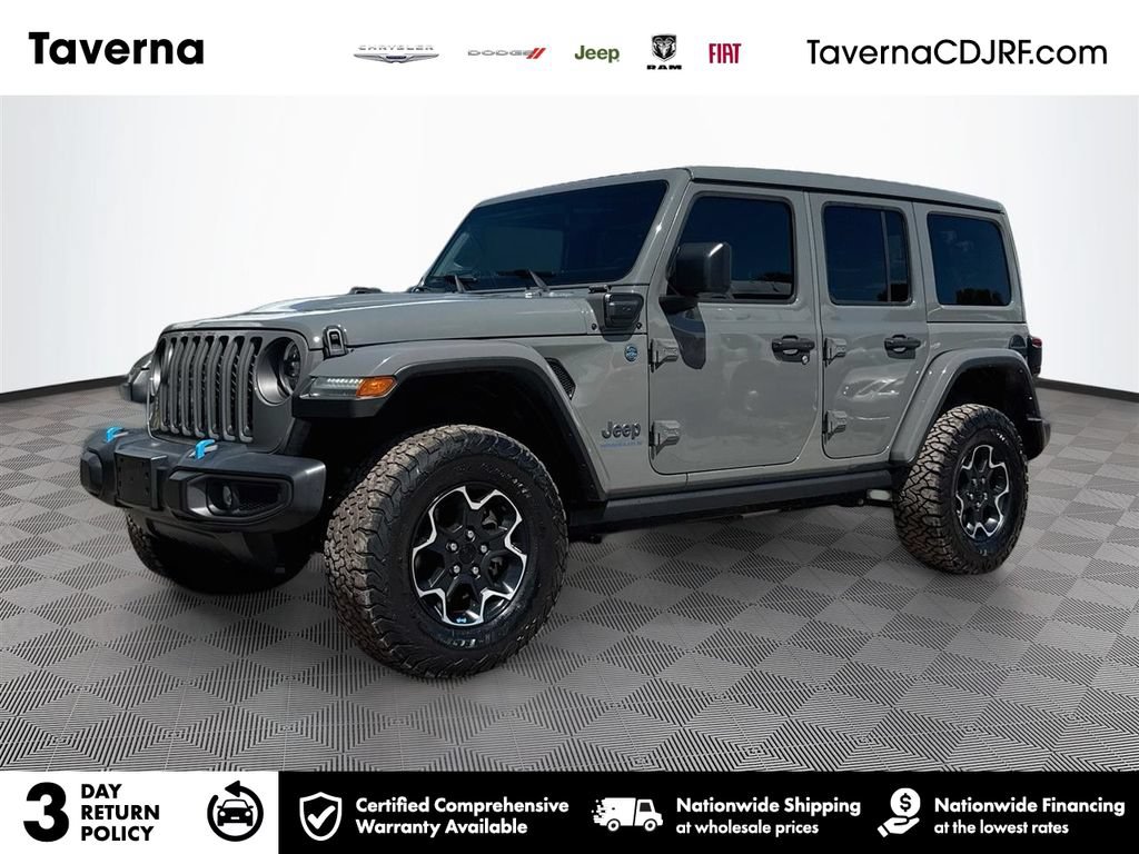 Certified 2023 Jeep Wrangler Unlimited Rubicon 4xe w/ Cold Weather Group