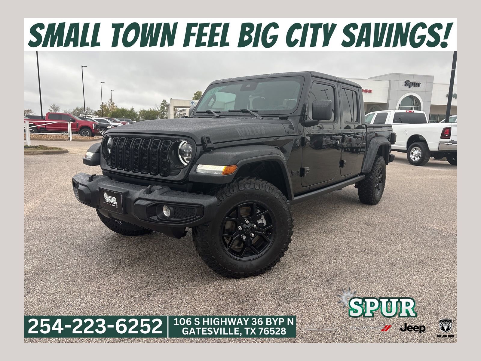 New 2025 Jeep Gladiator Willys