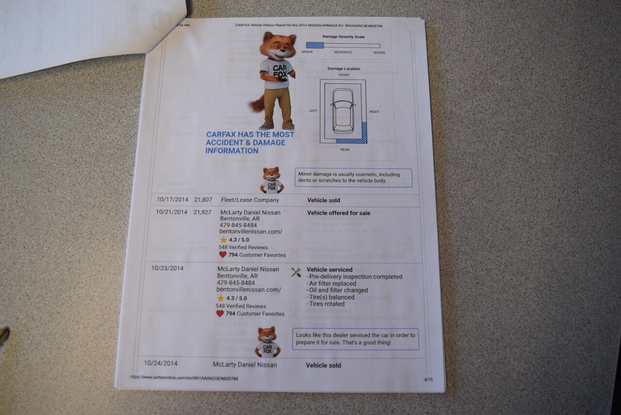 Used 2014 Nissan Armada SV image 53