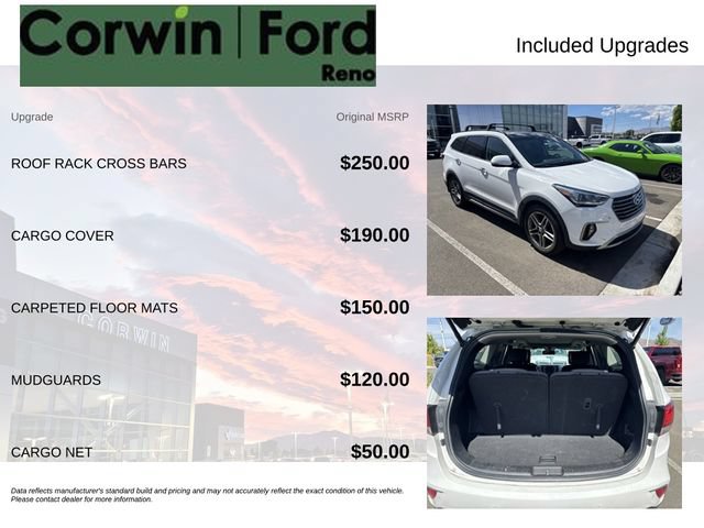 Used 2017 Hyundai Santa Fe Limited AWD/4WD image 3