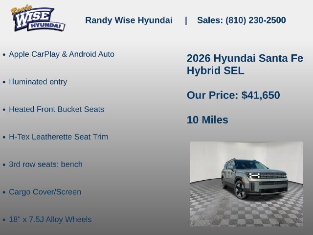 New 2026 Hyundai Santa Fe SEL AWD/4WD image 15