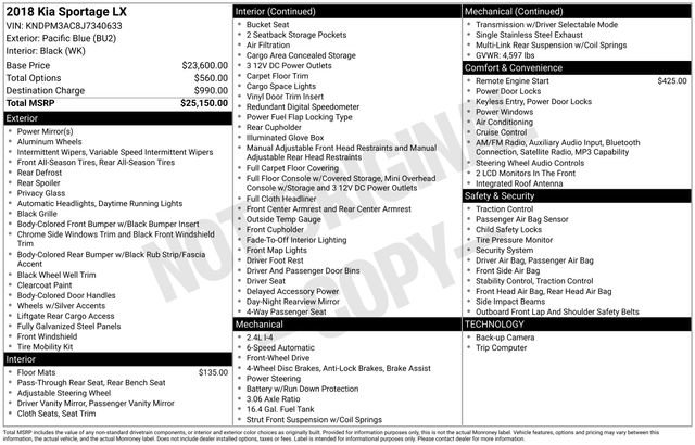 Used 2018 Kia Sportage LX image 21