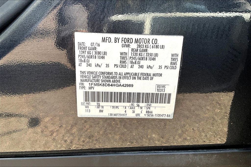 Used 2017 Ford Explorer XLT w/ Equipment Group 201A image 36