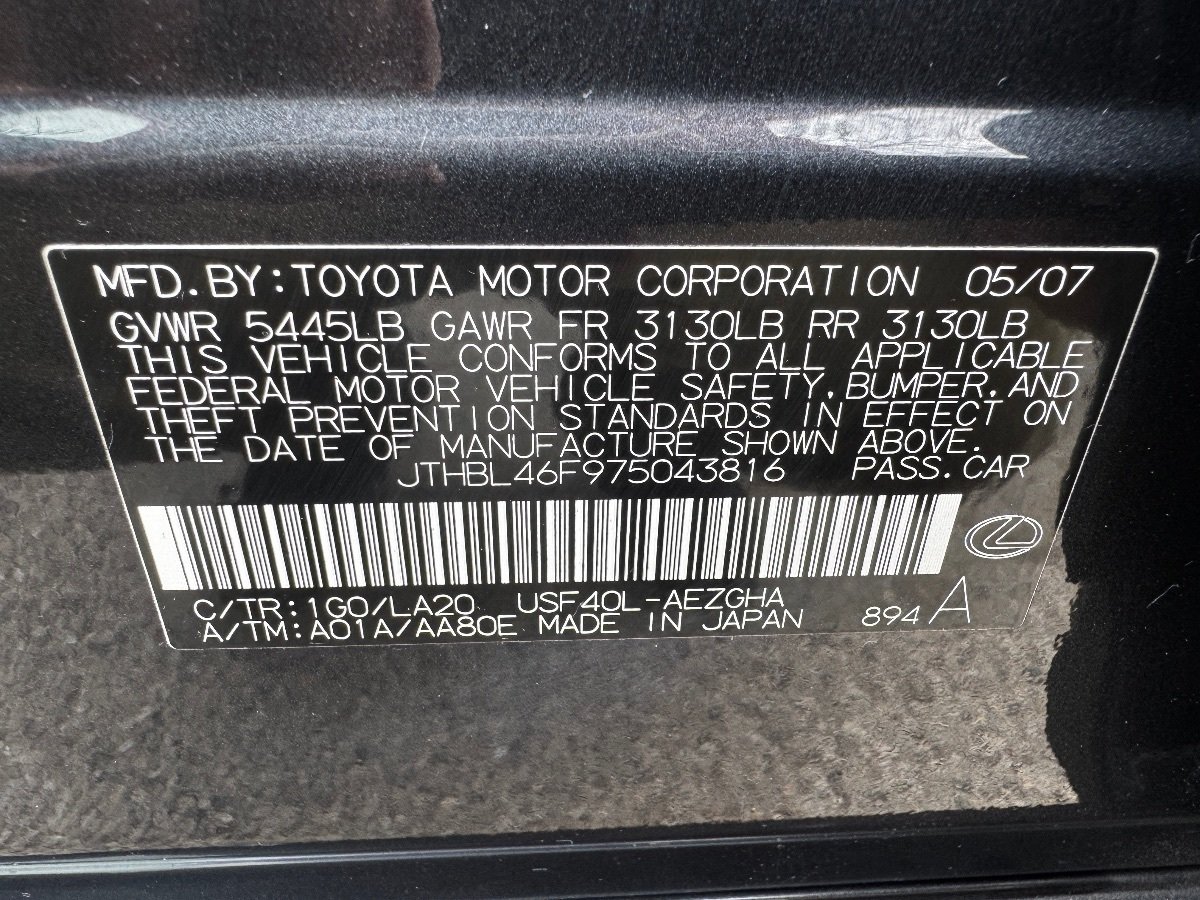 Used 2007 Lexus LS 460 RWD image 34