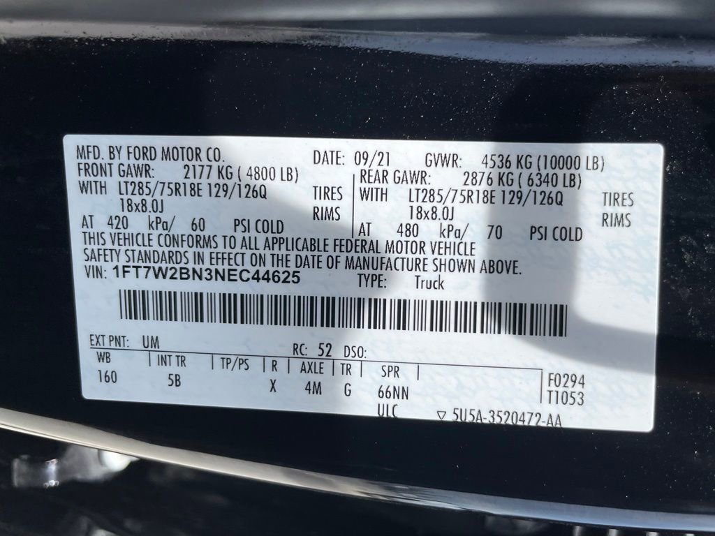 Used 2022 Ford F250 Lariat w/ Tremor Off-Road Package AWD/4WD image 30