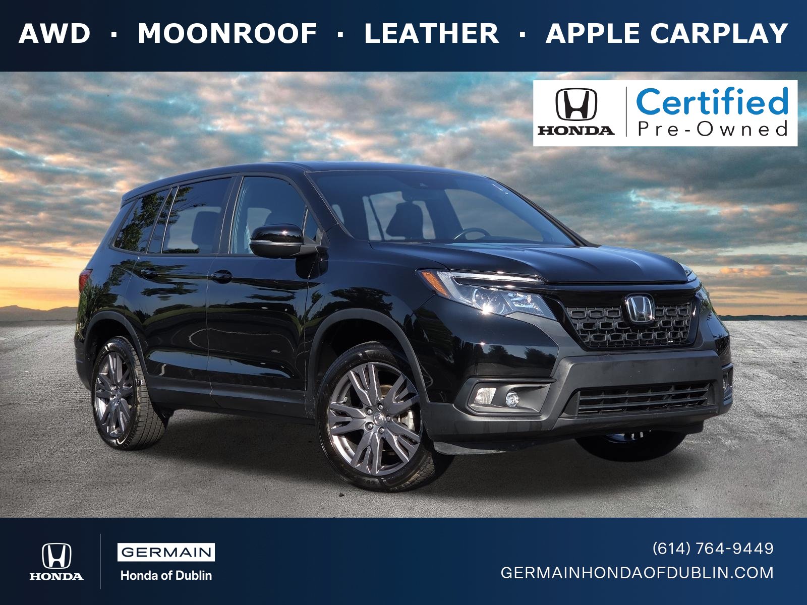 Certified 2021 Honda Passport EX-L