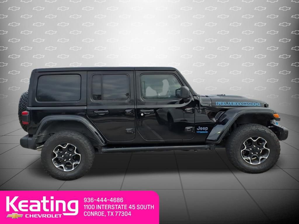 Used 2022 Jeep Wrangler Unlimited Rubicon 4xe w/ Steel Bumper Group image 4