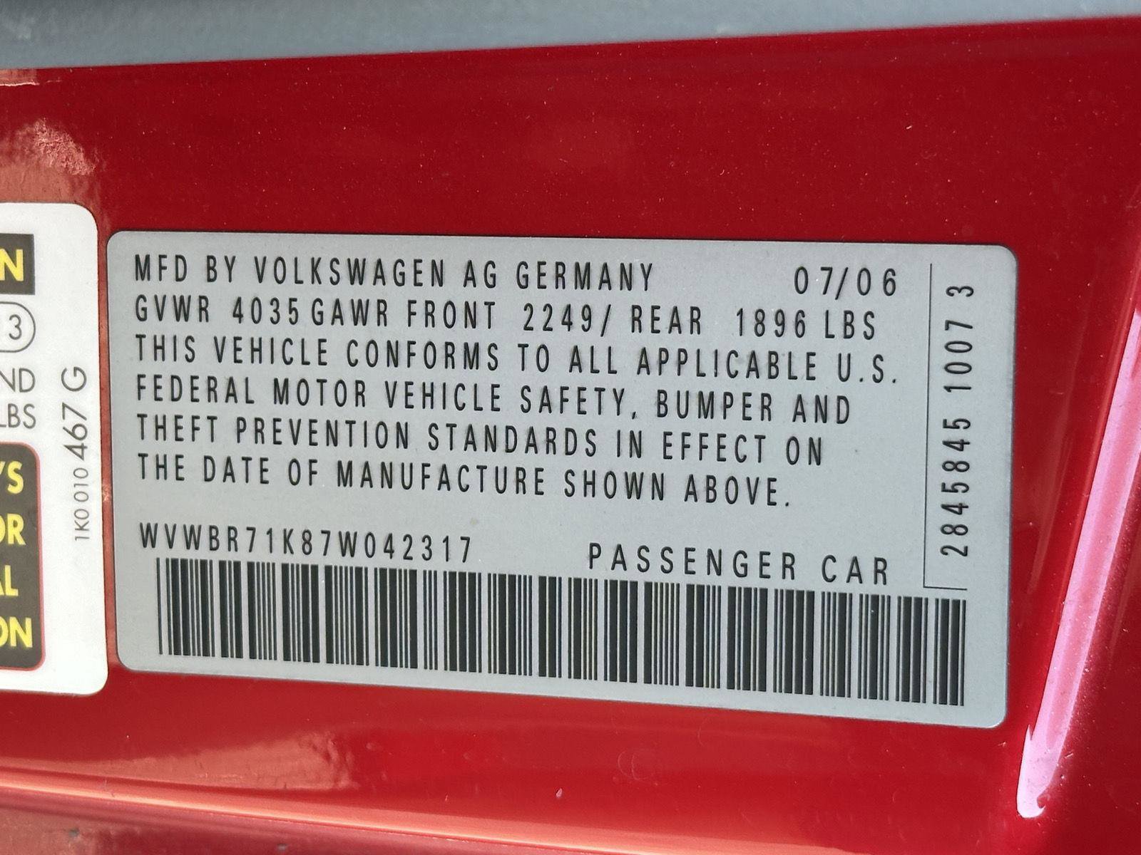 Used 2007 Volkswagen Rabbit 2-Door image 15