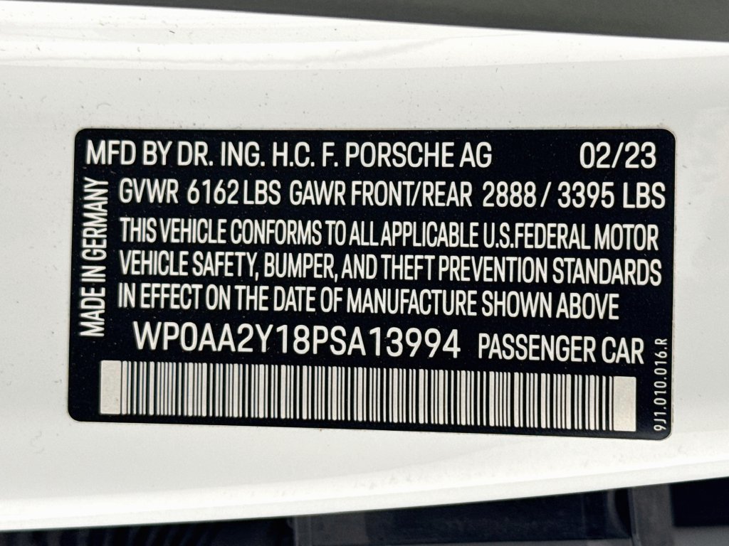 Certified 2023 Porsche Taycan RWD image 32