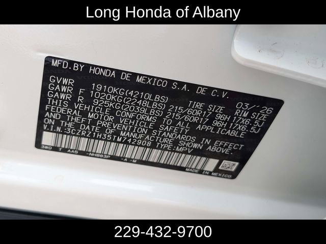 New 2026 Honda HR-V LX image 19