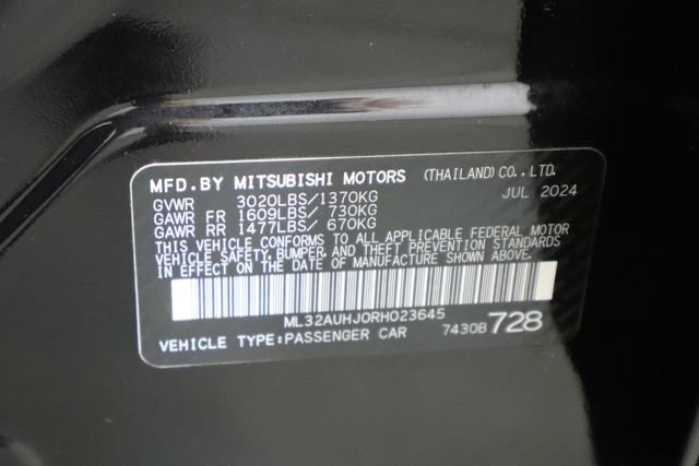 Used 2024 Mitsubishi Mirage ES FWD image 32