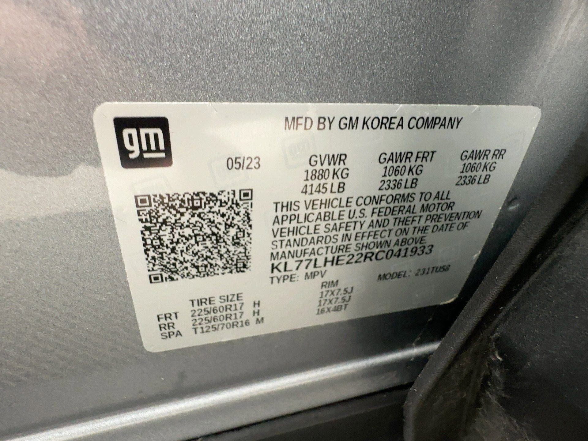 Certified 2024 Chevrolet Trax LT w/ Sunroof Package image 19