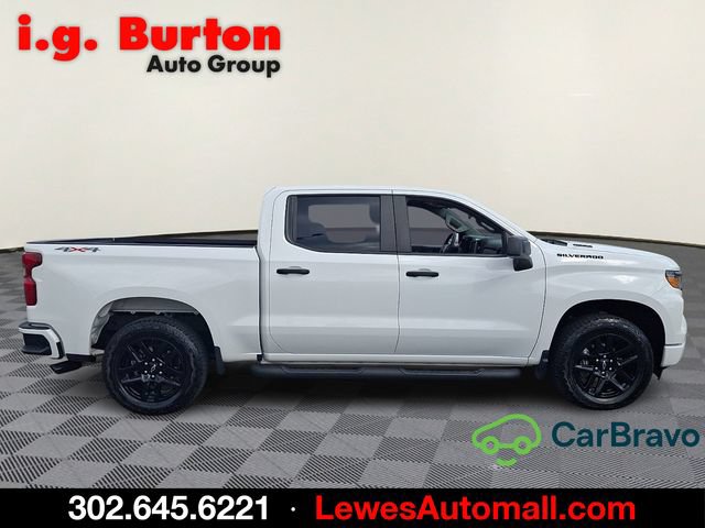 Used 2025 Chevrolet Silverado 1500 Custom w/ Turbomax Blackout Package AWD/4WD image 7