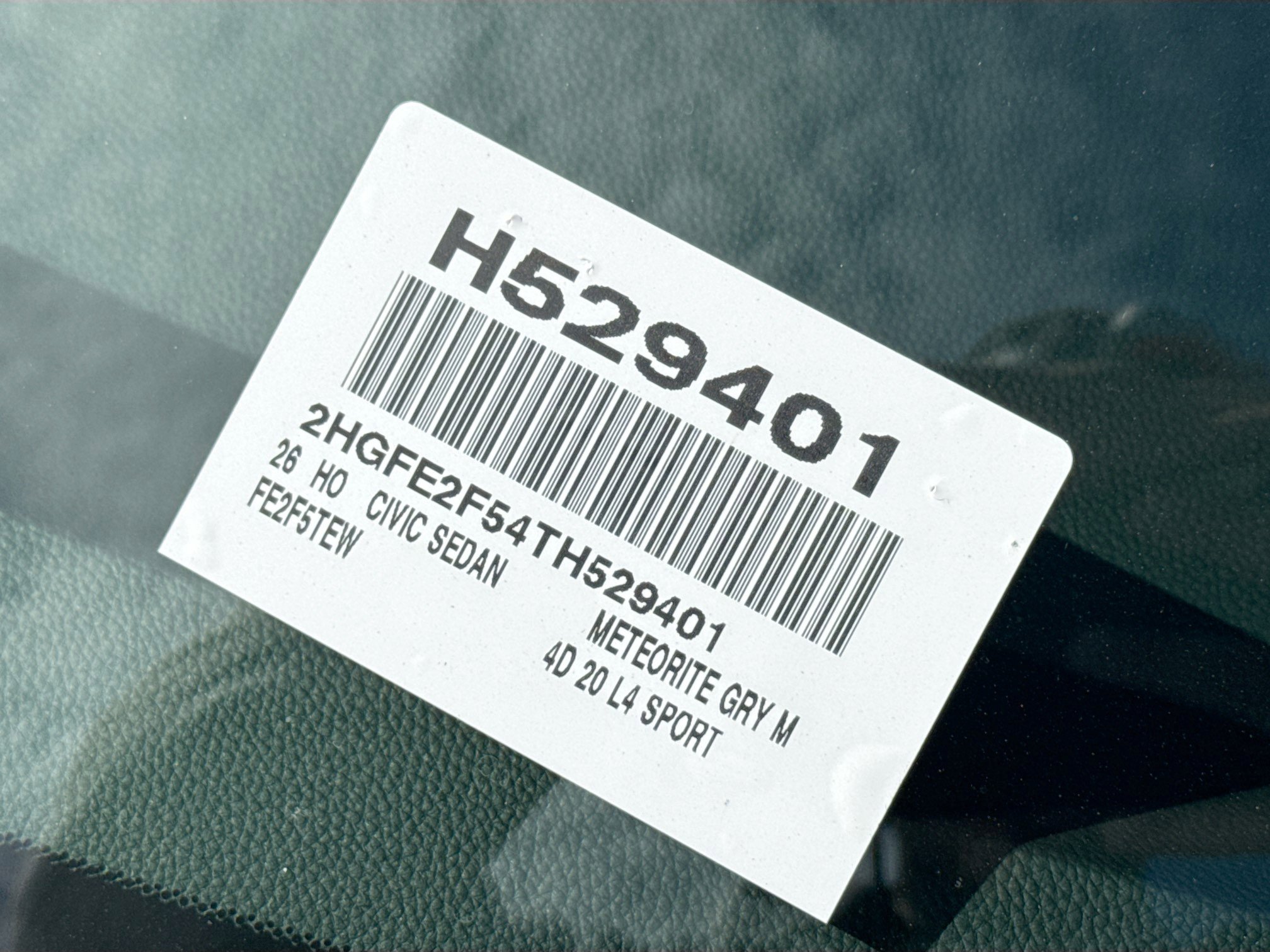 New 2026 Honda Civic Sport image 24