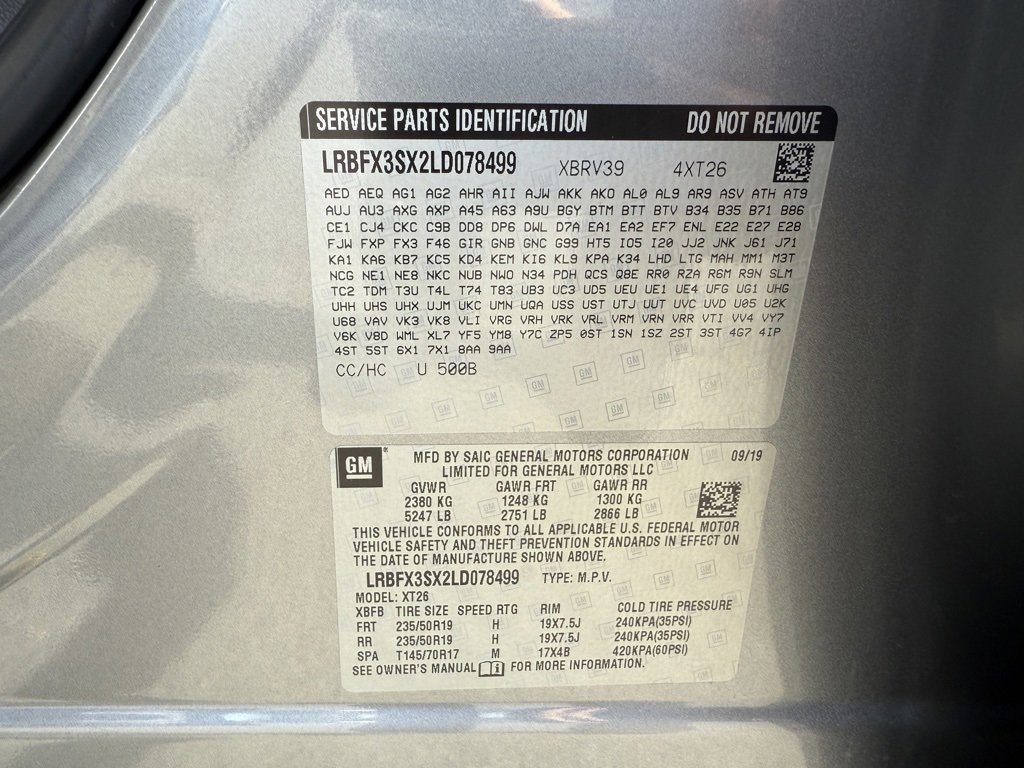 Certified 2020 Buick Envision Premium image 41